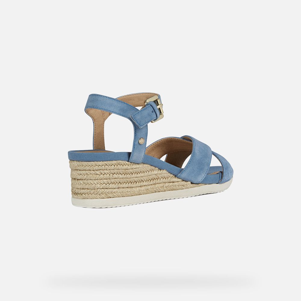 Sandales Geox Ischia - Bleu - Femme 690487-VXF